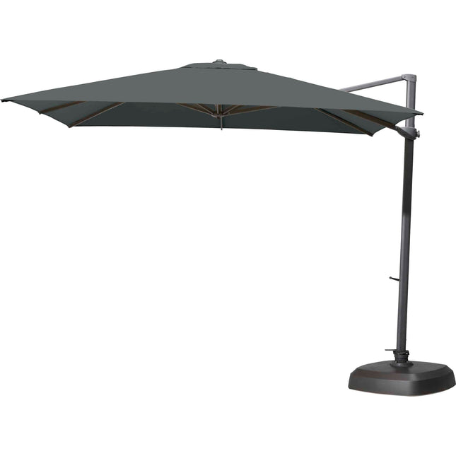 4 Seasons Outdoor Parasol Siesta 300 x 300 cm Holzkohle
