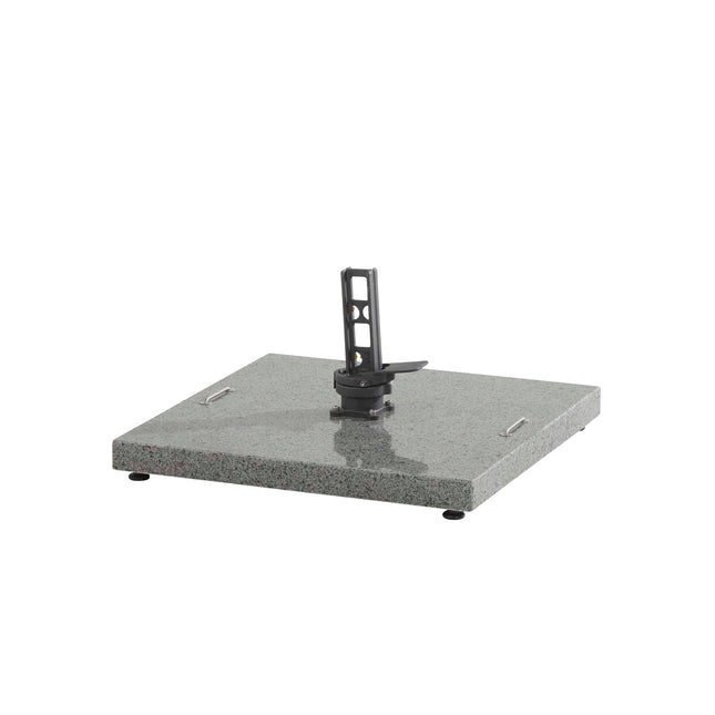 4 Seasons Outdoor Siesta Premium 350 cm. Ø Sand mit Holz Look -Rahmen