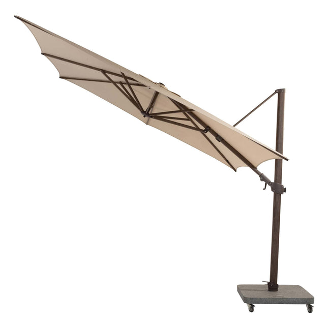 4 Seasons Outdoor Siesta Premium 300 x 300 cm. Strand mit Wenge -Rahmen