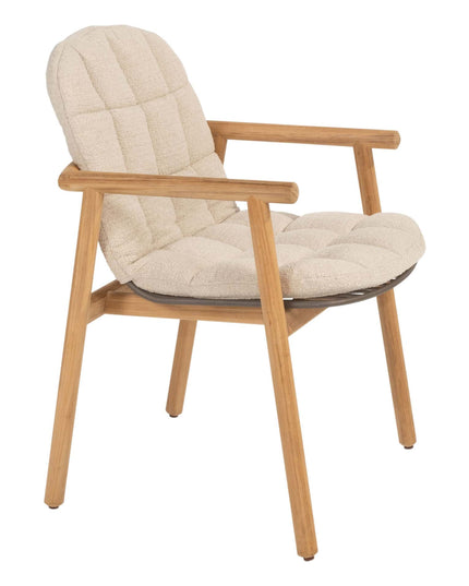 4 Seasons Outdoor Samos Essstuhl + Taste 4SO Capri Tisch-Fass-Form-Teak 240 cm