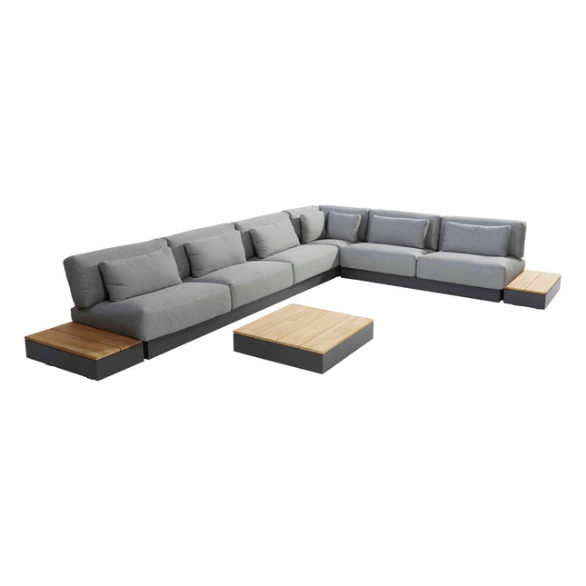 4 Seasons Outdoor Ibiza Eckelement/Couchtisch 84 x 84 cm. Teak