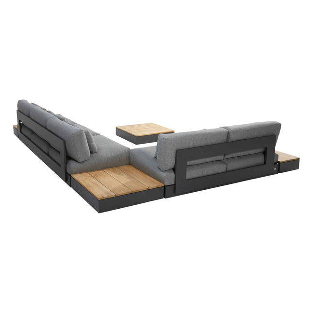 4 Seasons Outdoor Ibiza Eckelement/Couchtisch 84 x 84 cm. Teak