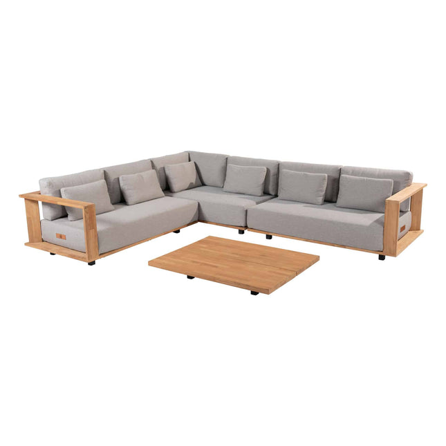 4 Seasons Outdoor Eternity Lounge Set Links + Metropolitan Couchtabelle 120 cm