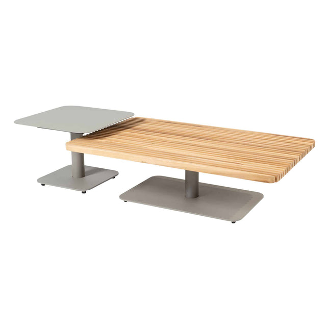 4 Seasons Outdoor Plato Couchtisch Teaktisch Top 120 x 75 x 35 cm