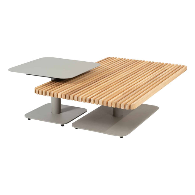 4 Seasons Outdoor Plato Couchtisch Teaktisch Top 120 x 75 x 35 cm