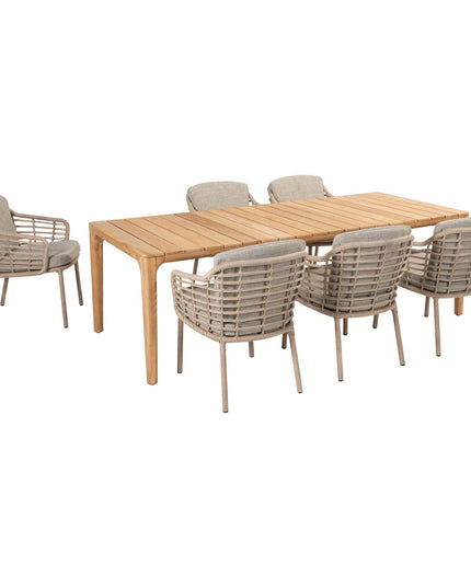 4 Seasons Outdoor Como Dining + Taste 4SO Liam Teak Tabelle 240 cm