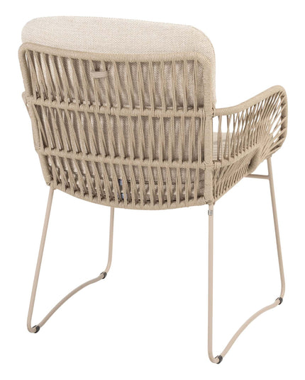 4 Seasons Outdoor Murcia Dining Latte + Taste 4SO Prado Teak Tabelle 160 Ø CM