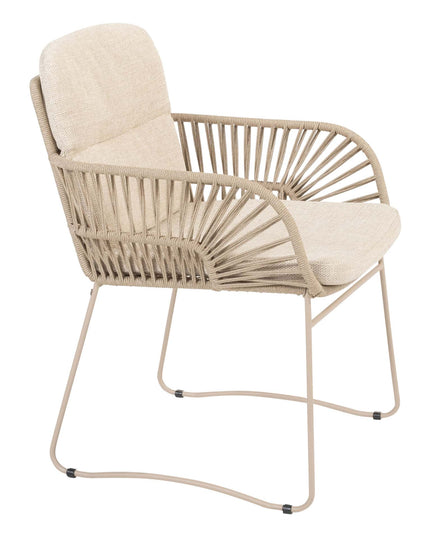 4 Seasons Outdoor Murcia Dining Latte + Taste 4SO Prado Teak Tabelle 160 Ø CM