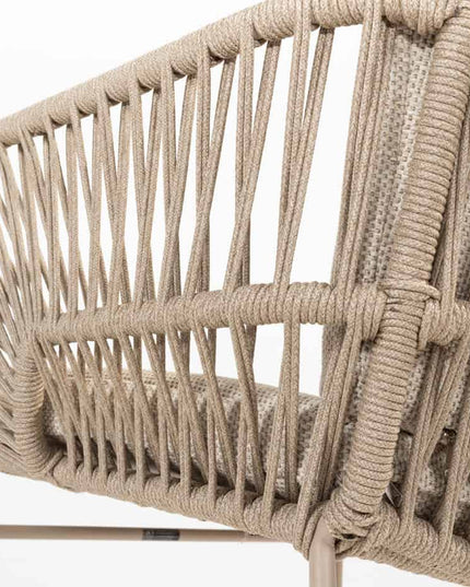 4 Seasons Outdoor Murcia Dining Latte + Taste 4SO Prado Teak Tabelle 160 Ø CM