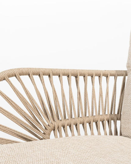 4 Seasons Outdoor Murcia Dining Latte + Taste 4SO Prado Teak Tabelle 160 Ø CM