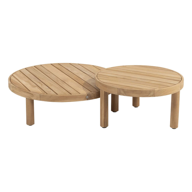 4 Seasons Outdoor Finn Couchtisch Teak 80 cm. Ø (H 25)