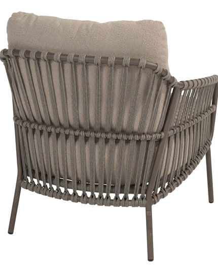 4 Seasons Outdoor Gartenset Capalbio Low Dining Chair + Nevada Low Ess Tisch-Fass-Form 250 cm Terre