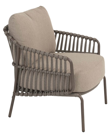 4 Seasons Outdoor Gartenset Capalbio Low Dining Chair + Nevada Low Ess Tisch-Fass-Form 250 cm Terre