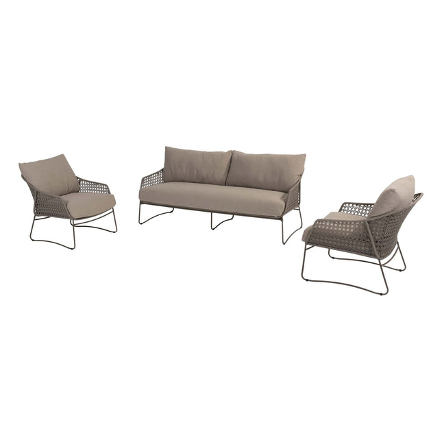 4 Seasons Outdoor Moretti Lounge Set ohne Couchtisch