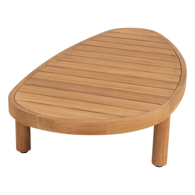 4 Seasons Outdoor Finn Couchtisch Kieselform 125 x 63 cm. (H 25)