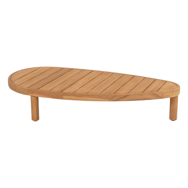 4 Seasons Outdoor Finn Couchtisch Kieselform 125 x 63 cm. (H 25)