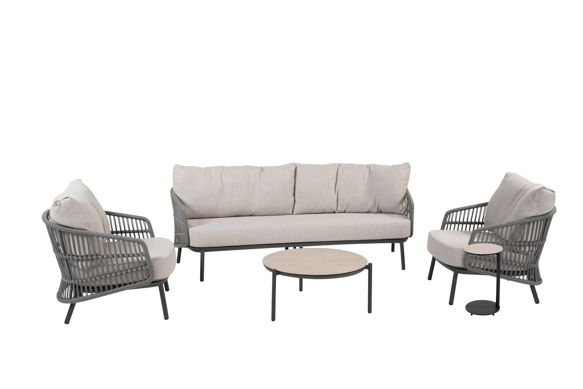 Alicante lounge set anthracite with Vic tables - Complete Set