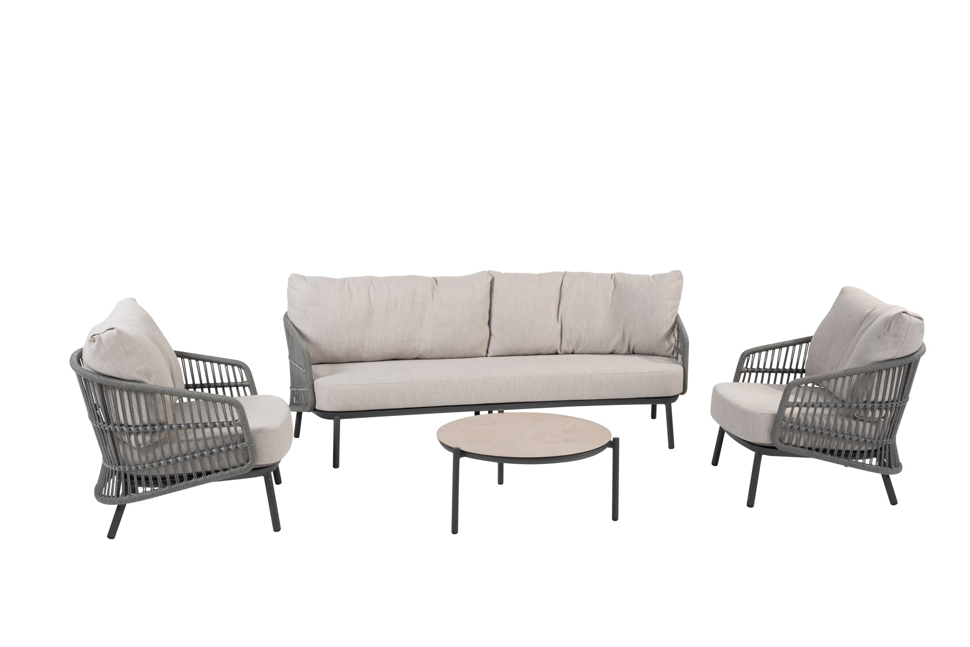 Alicante lounge set anthracite with Vic table - Complete Set