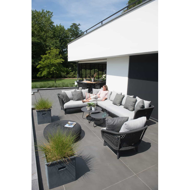 4 Seasons Outdoor Makkaron Couchtisch 95 cm Ø grau