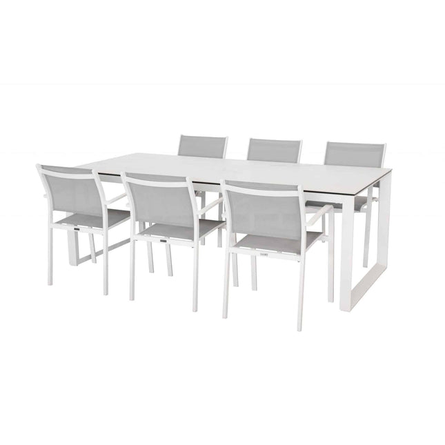 Taste 4SO Heritage Keramik Tabelle 220 cm Weiß