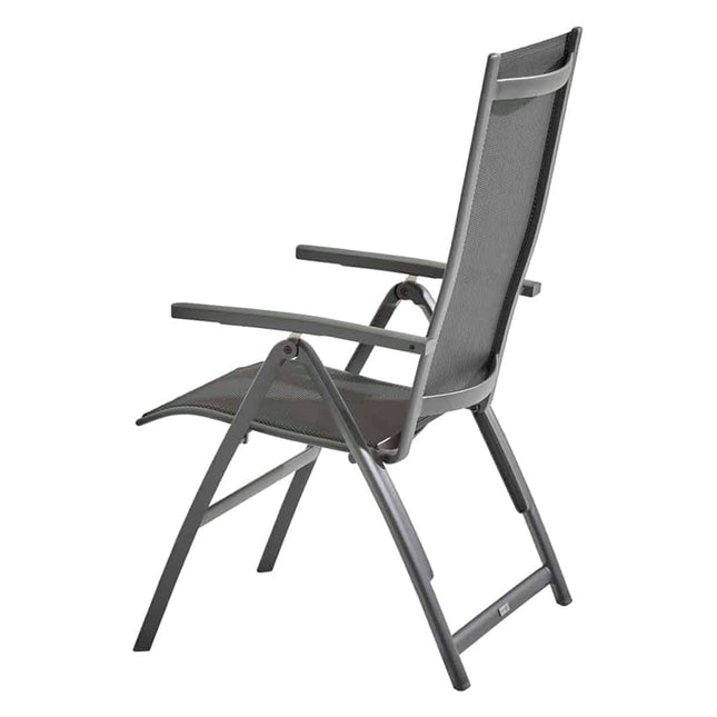 Taste 4SO Cadiz Verstellbarer Stuhl + Kammtisch Anthrazit 220 cm