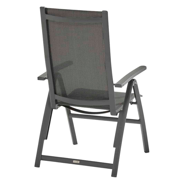 Taste 4SO Cadiz Verstellbarer Stuhl + Kammtisch Anthrazit 220 cm