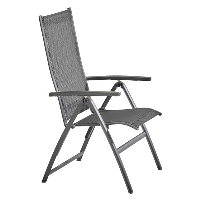 Taste 4SO Cadiz Verstellbarer Stuhl + Kammtisch Anthrazit 220 cm