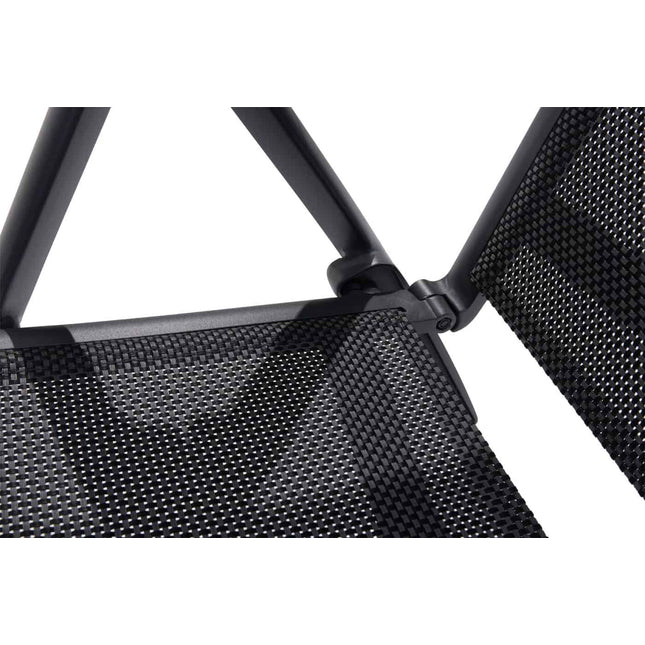 Taste 4SO Cadiz Verstellbarer Stuhl + Kammtisch Anthrazit 220 cm