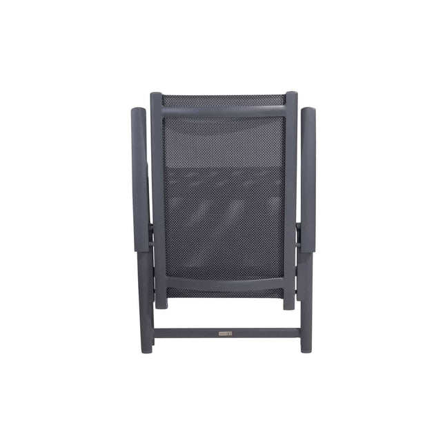 Taste 4SO Cadiz Verstellbarer Stuhl + Kammtisch Anthrazit 220 cm