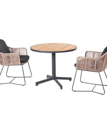 Taste 4SO Belmond Dining Naturel + Fiesta Tabelle 90 Ø CM