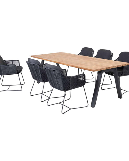 Taste 4SO Belmond Dining Anthrazit + Ambassador Tisch 240 cm