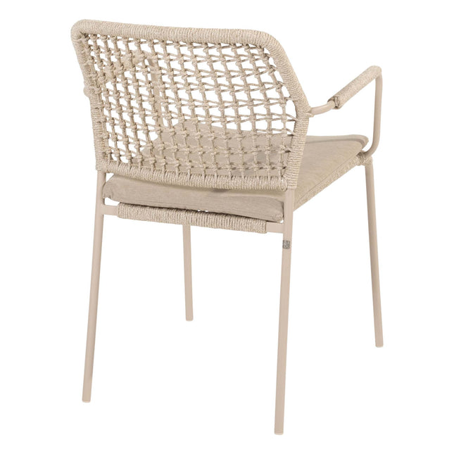 Taste 4SO Barista Essstuhl Latte + Donato Tisch Keramik Latte 160 Ø CM + Lazy Susan