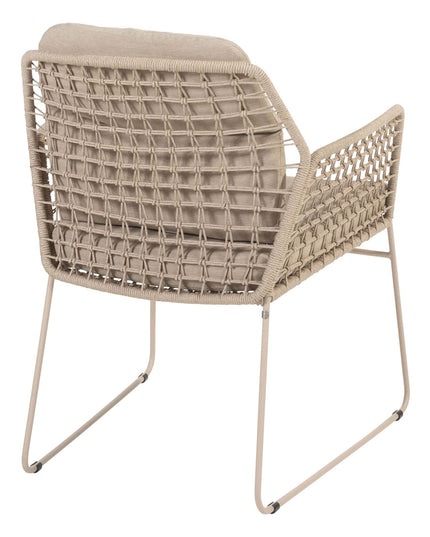 Taste 4SO Albano Essstuhl + Prado Tisch mit Keramik -Tisch -Top -Fass -Latte 240 cm