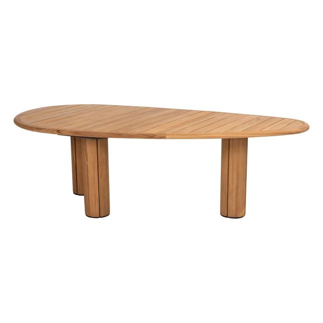Taste 4SO Corsica Tisch Kieselform Teak 240 x 130 cm