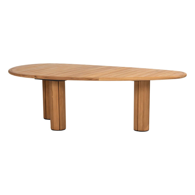 Taste 4SO Corsica Tisch Kieselform Teak 240 x 130 cm