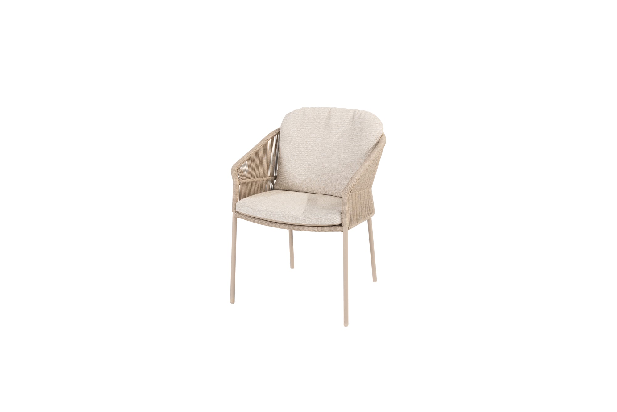91722 Florence dining chair latte with 2 cushions 01