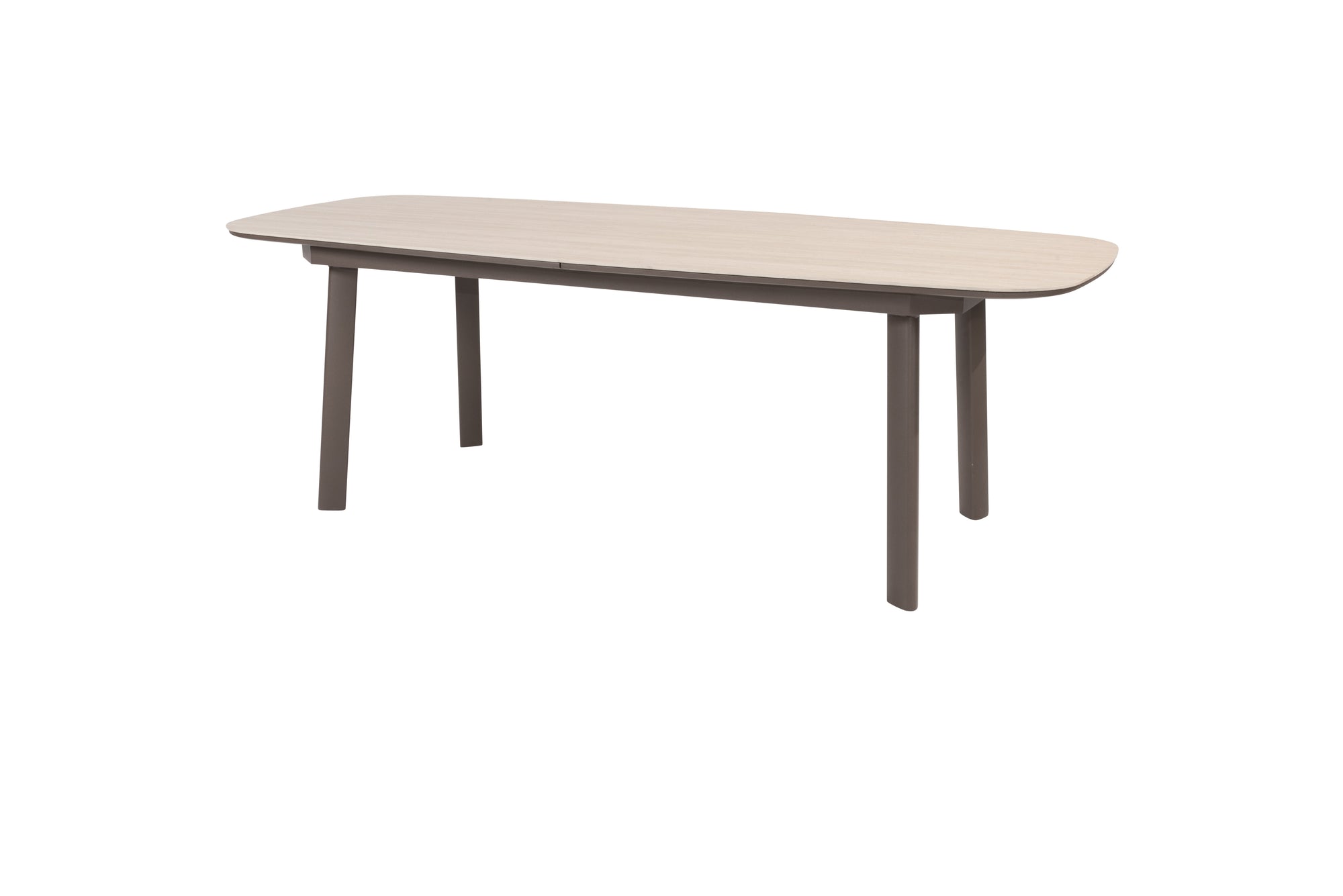 Taste 4SO Manolo extending table terre/ceramic travertin 230 - 290 cm barrel - SKU 91854