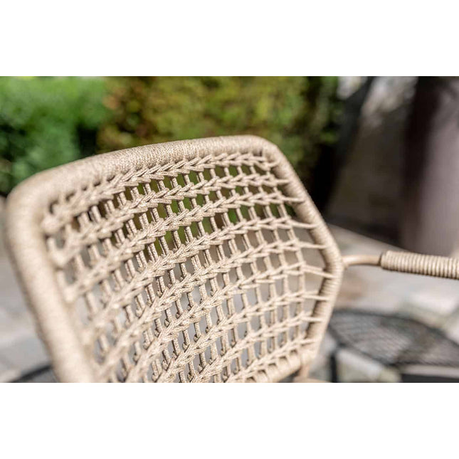 Taste 4SO Barista Essstuhl Latte + Donato Tisch Keramik Latte 160 Ø CM + Lazy Susan