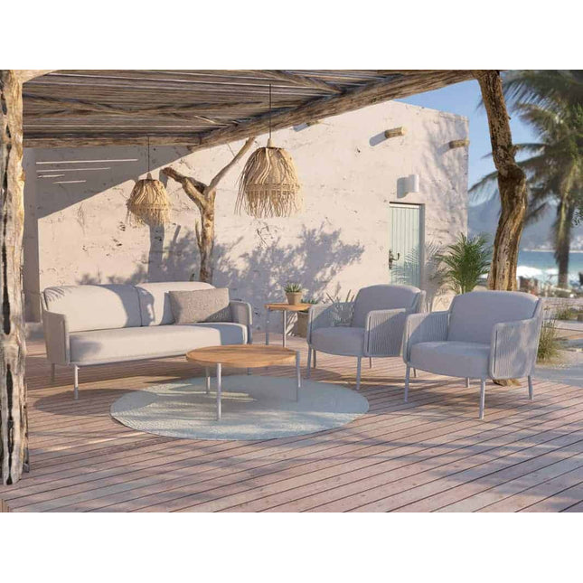 4 Seasons Outdoor Yoga Couchtisch Frost grau 73 cm. O