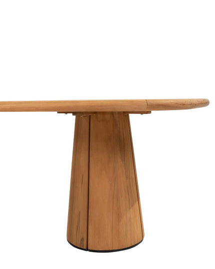 4 Seasons Outdoor Garten Set Capalbio Low Dining Stuhl + Taste 4SO Capri Low Ess Tisch Tisch-Fass-Form Teak 240 x 110 cm