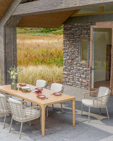 4 Seasons Outdoor Como Dining + Taste 4SO Liam Teak Tabelle 240 cm