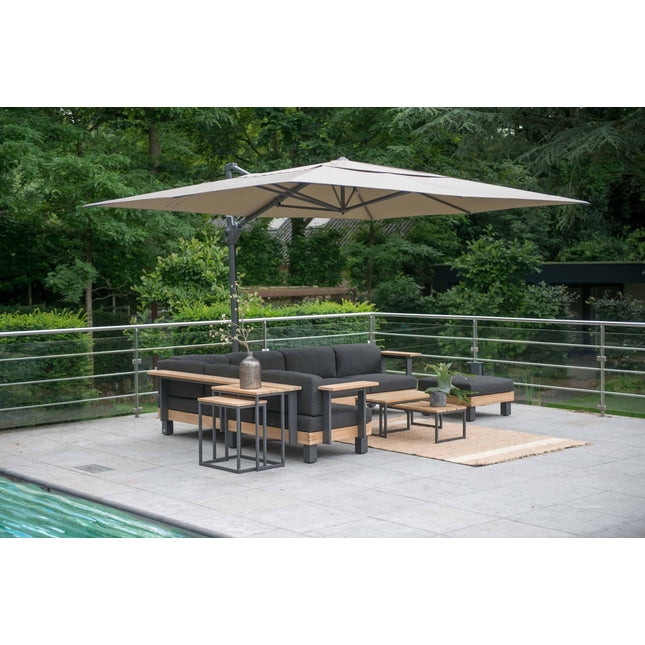 4 Seasons Outdoor Hacienda 300 x 400 cm Holzkohle