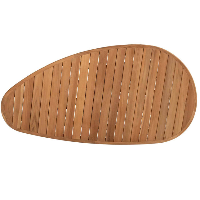 Taste 4SO Corsica Tisch Kieselform Teak 240 x 130 cm