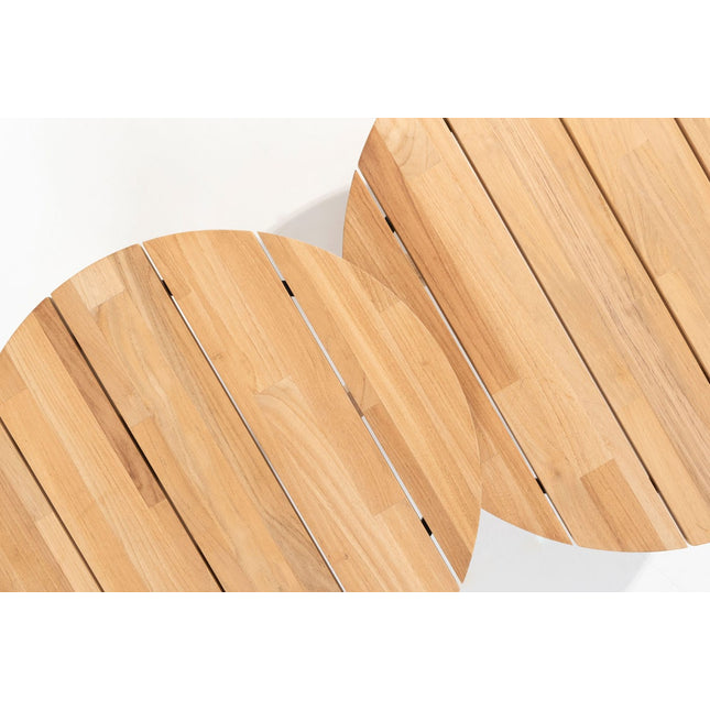 4 Seasons Outdoor Cosmic Couchtisch Teak 65 cm. Ø (H 40 cm)
