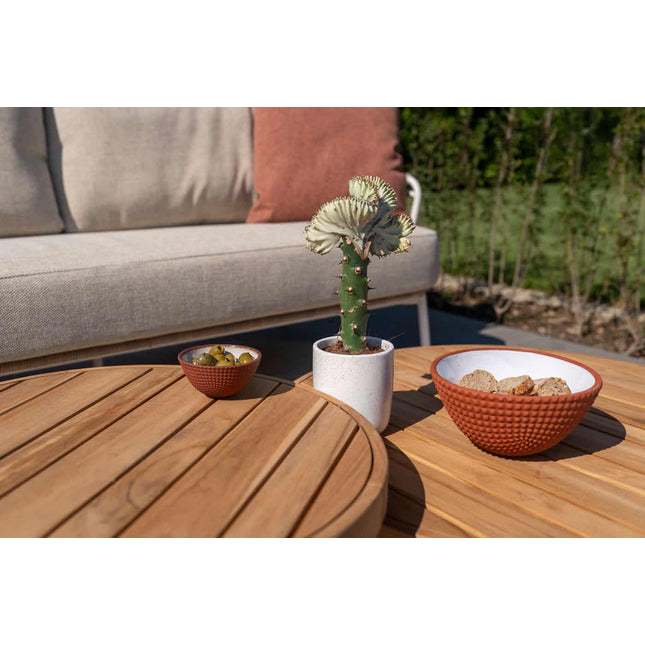 4 Seasons Outdoor Finn Couchtisch Teak 80 cm. Ø (H 25)