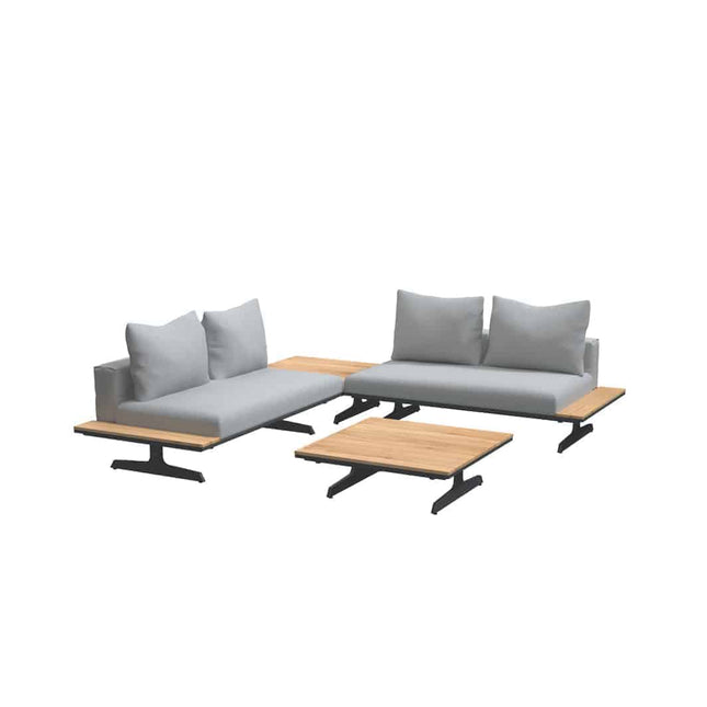 4 Seasons Outdoor endlosen Kaffeetisch Teak 95 x 95 x 30 cm.