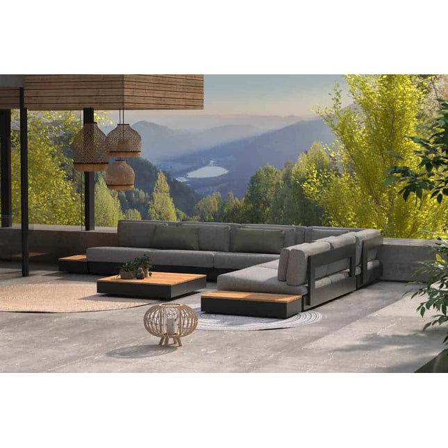 4 Seasons Outdoor Ibiza Eckelement/Couchtisch 84 x 84 cm. Teak