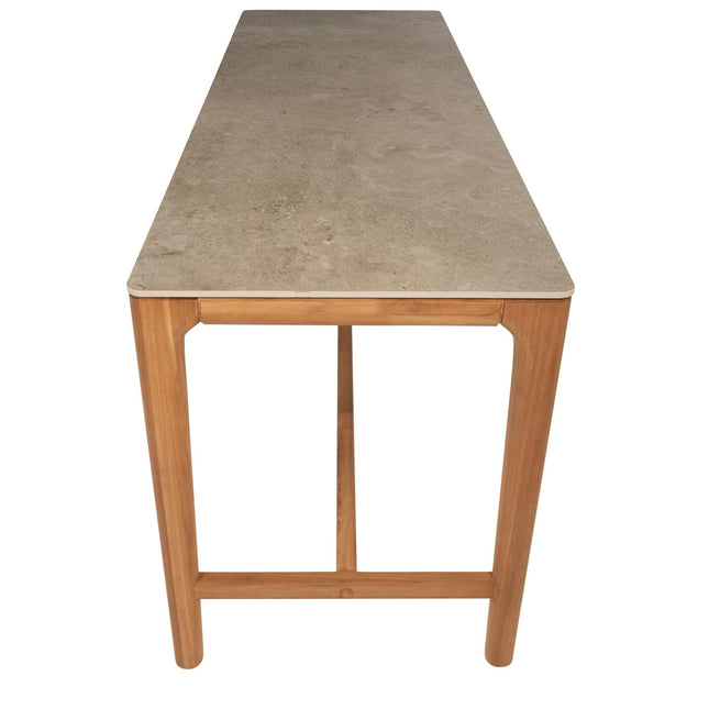 Taste 4SO Liam High Ess Tisch mit Keramiktisch Top 220 x 75 x 95 cm.