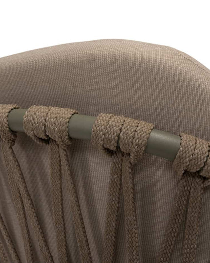 Taste 4SO Manitoba Stapelbare Essstuhl Olive + Liam Esstisch Teak 180 cm