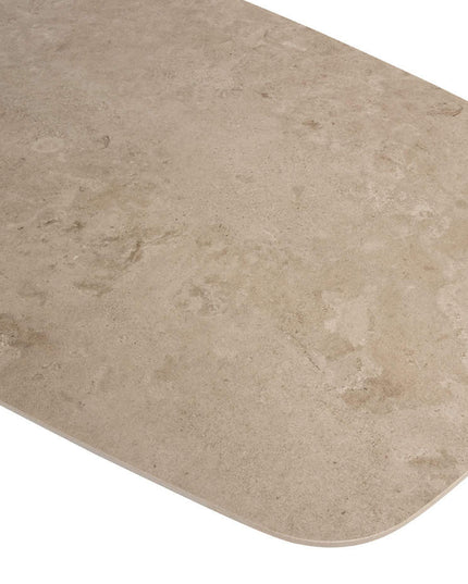 Taste 4SO Puglia Low Dining Chair + 4 Seasons Outdoor Nevada low dining Tisch barrel 250 cm latte